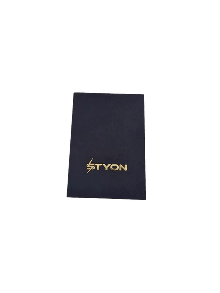 Personalisierter Schwarzer Leder-Schlüsselanhänger - Styon