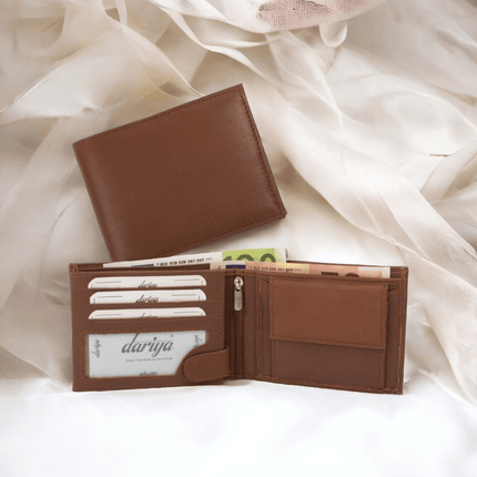 RFID Protect Nappaleder-Brieftasche mit Banknotenfach - Sty - Styon