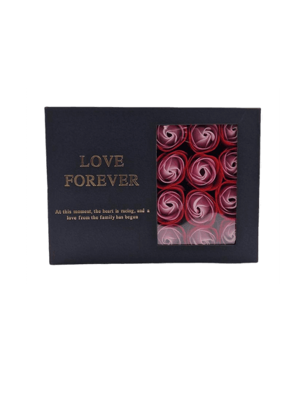 Seifenrosen in Geschenkbox Rosa, Rot und zusätzlicher Platz - Styon
