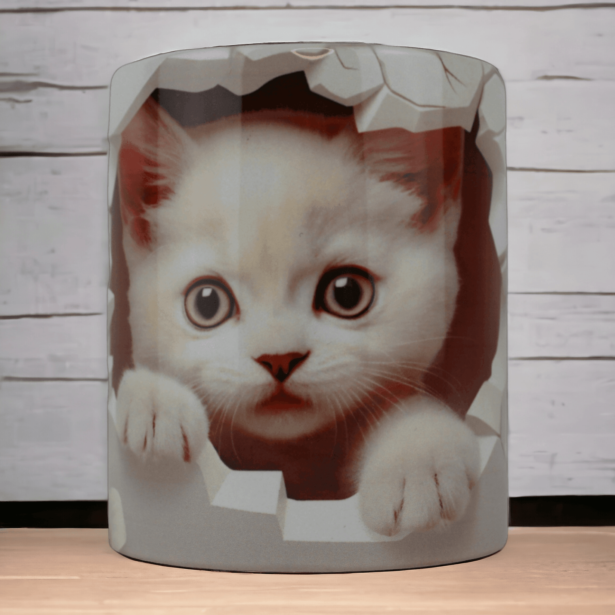 Tasse 11 oz mit 3D-Katze, geschenk - Styon