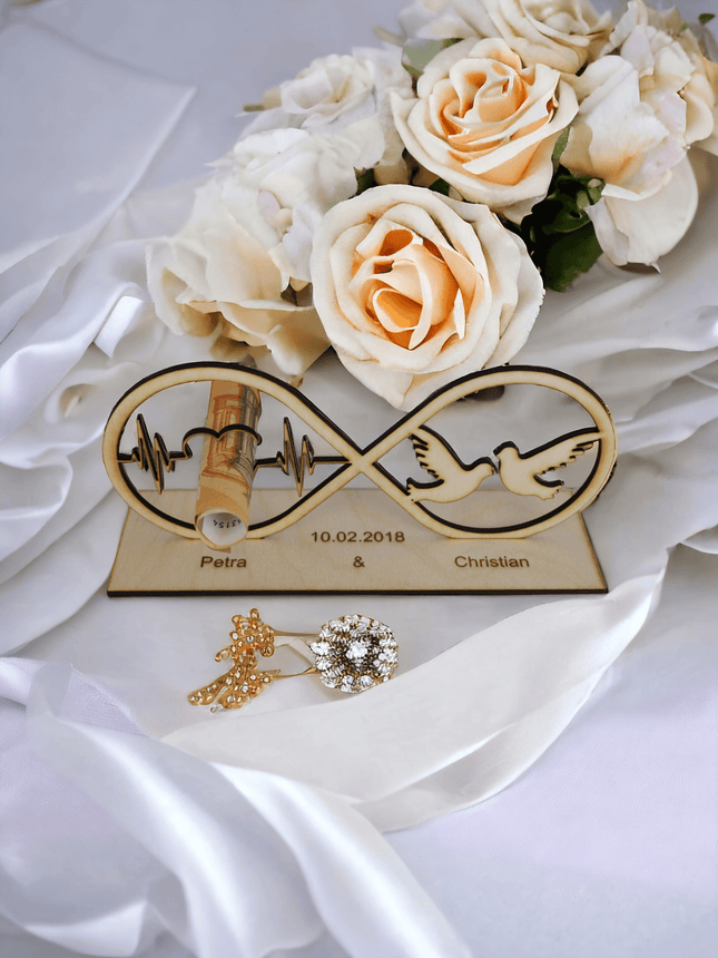Unendlichkeitszeichen Personalisiert Hochzeitsgeschenk Verlobung Geschenk - Styon
