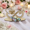 Personalisiertes Unendlichkeitszeichen aus Holz mit individueller Gravur – einzigartiges Geschenk von Styon.