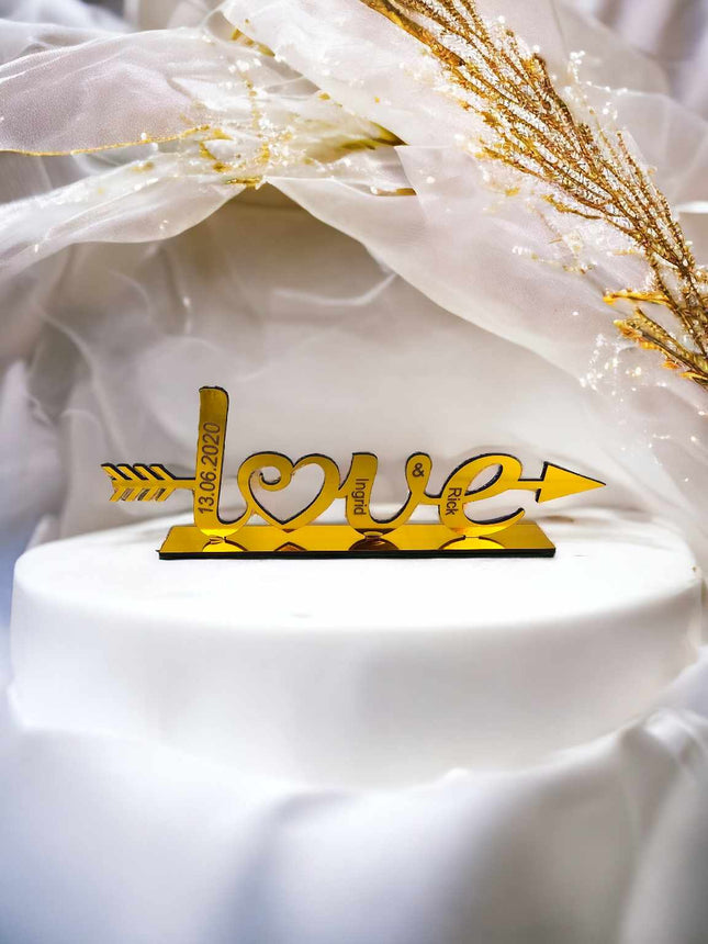 Personalisierte Liebhaber GOLD 23cm Geldgeschenk Hochzeit Verlobung