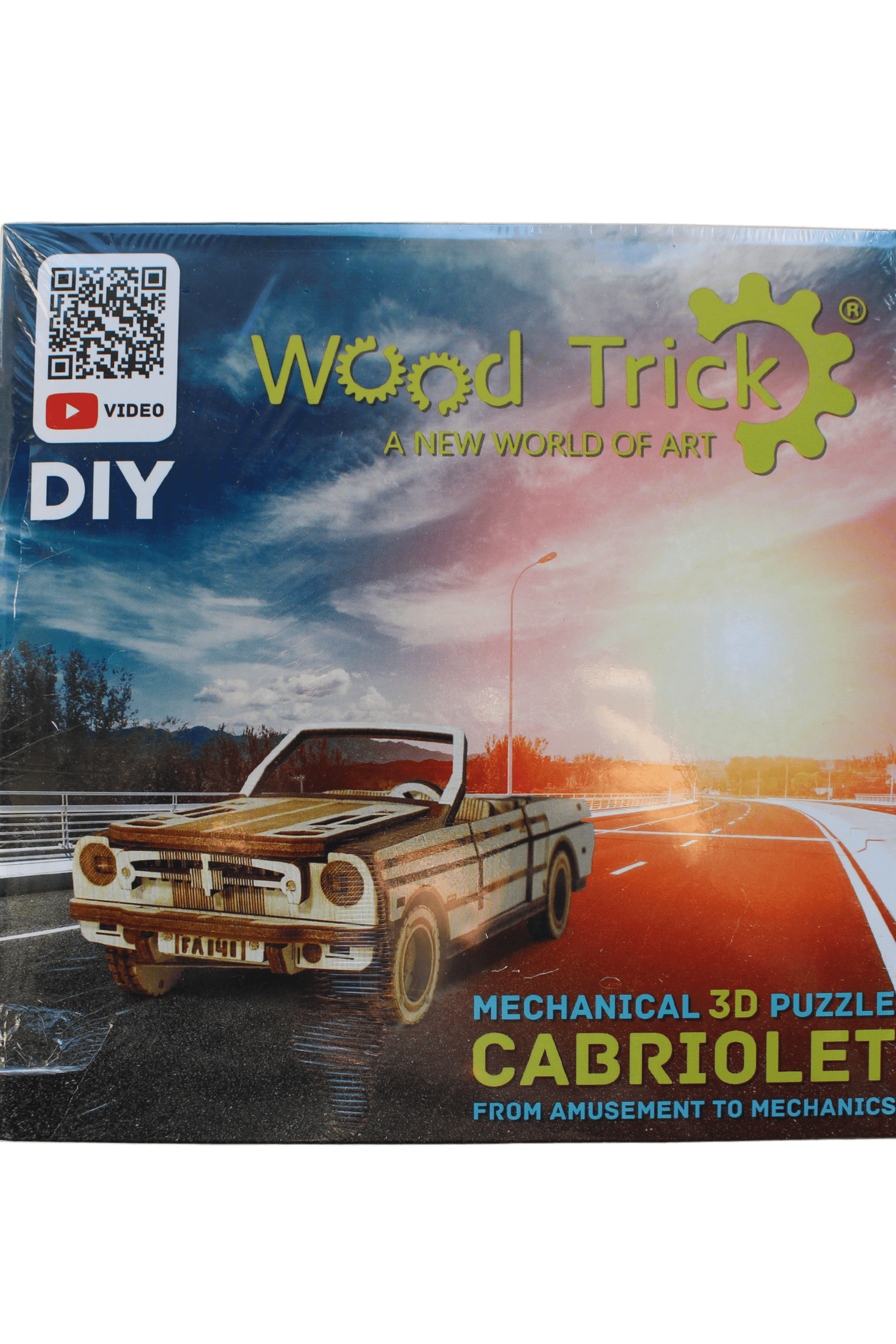 Wood Trick Holz Modell Kit - Kabriolett - 3D-Holzbausatz - Styon